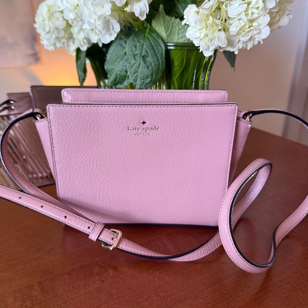 Kate Spade Grand Street Hayden Crossbody Bag, Light Blush Pink - Picture 2 of 13